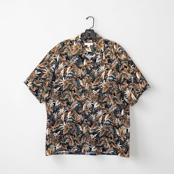 Pierre Cardin Other - Vintage Pierre Cardin Hawaiian Shirt Tropical Print Cotton Made in Korea Resort